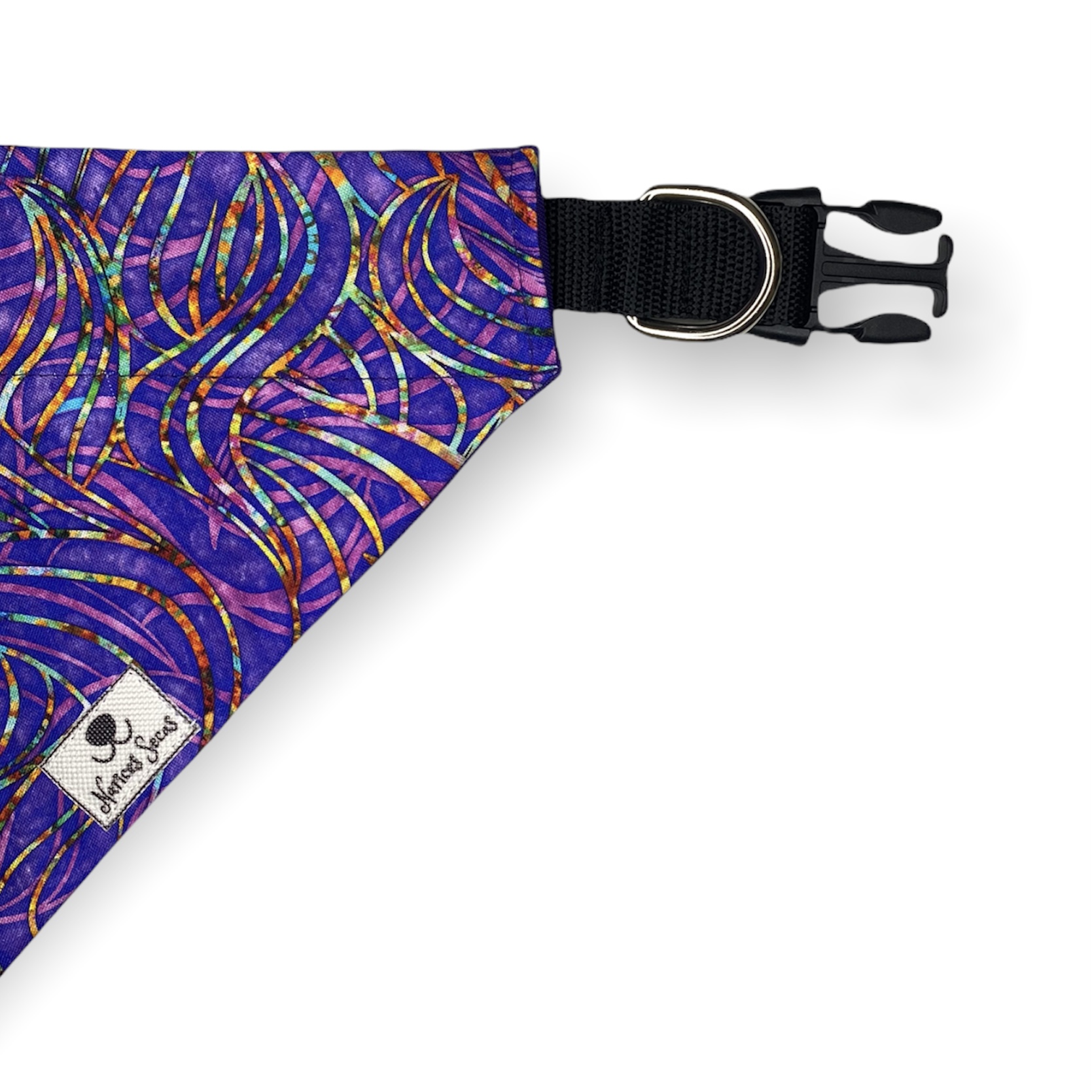 Bandana Collar Psicodelia Morada - Imagen 2