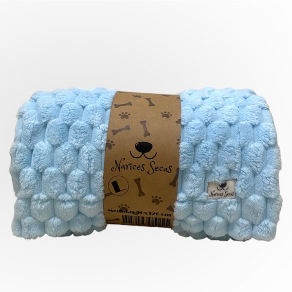 Manta Marshmallow Celeste - Imagen 5
