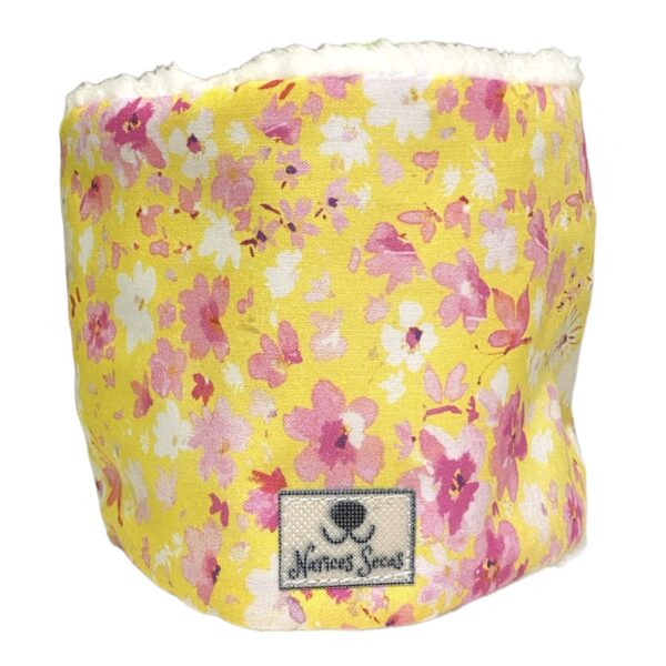 Cuello Corderito Flores Amarillo