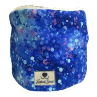 Cuello Corderito Salpicado Azul