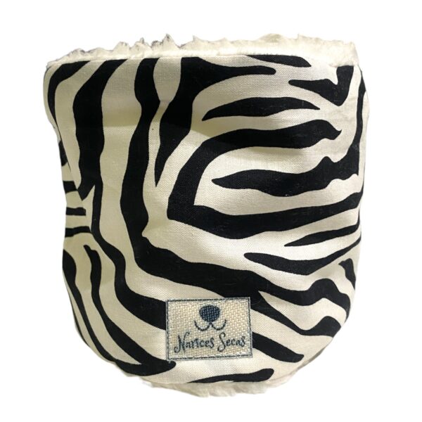 Cuello Corderito Animal Print Cebra