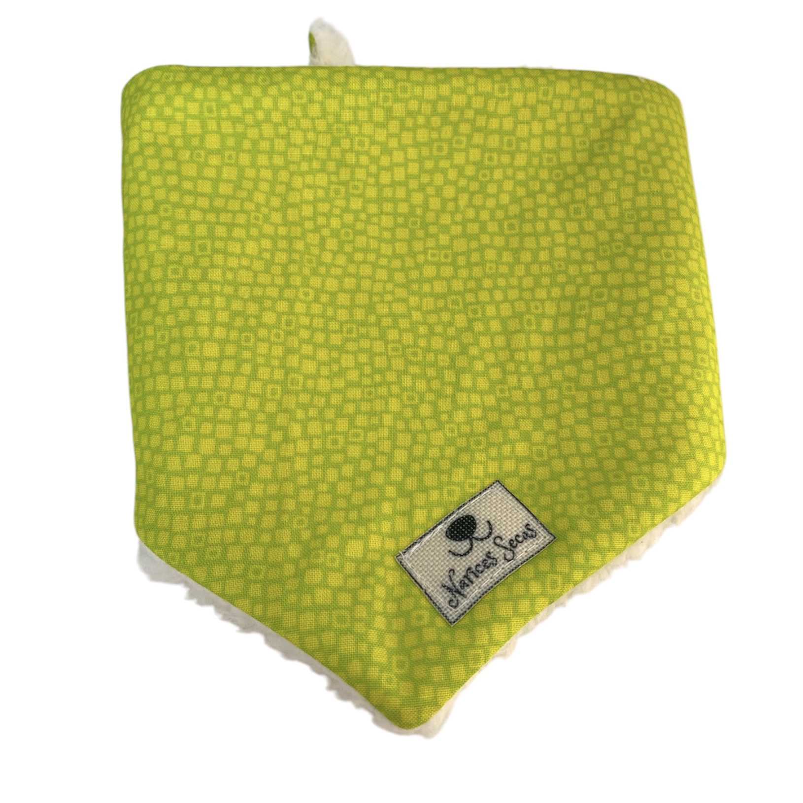Bandana Corderito Verde Flúor